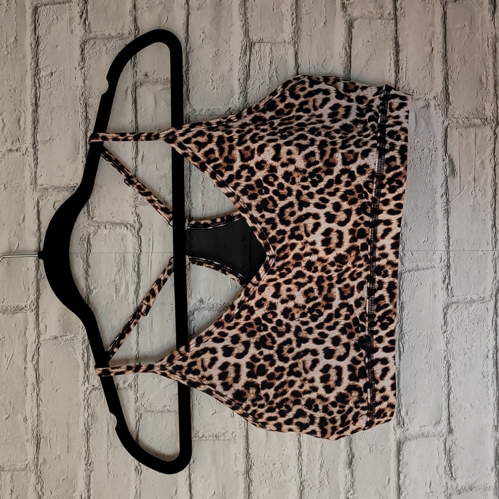 Zyia Active Leopard Print Sports Bra